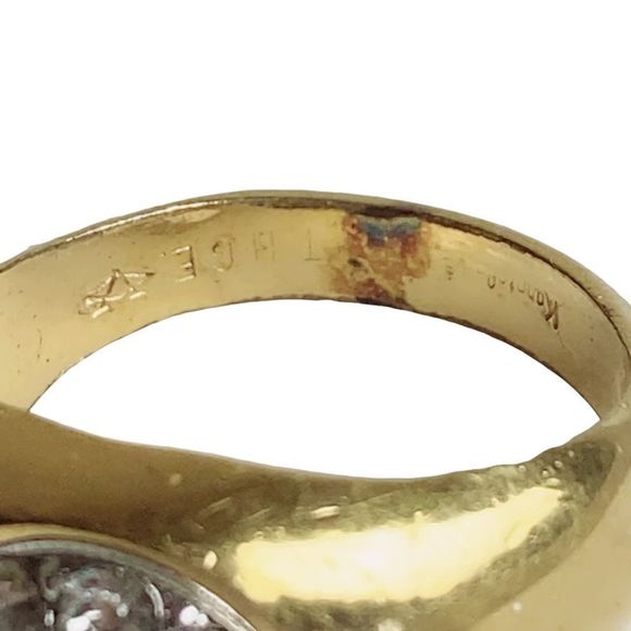 Gold Plated HGE Men’s Ring Sz 10 - Picture 5 of 7